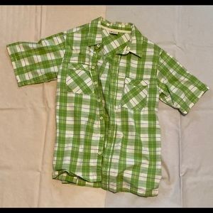 Alpine Design Men’s GreenPlaid Button Down Shirt M